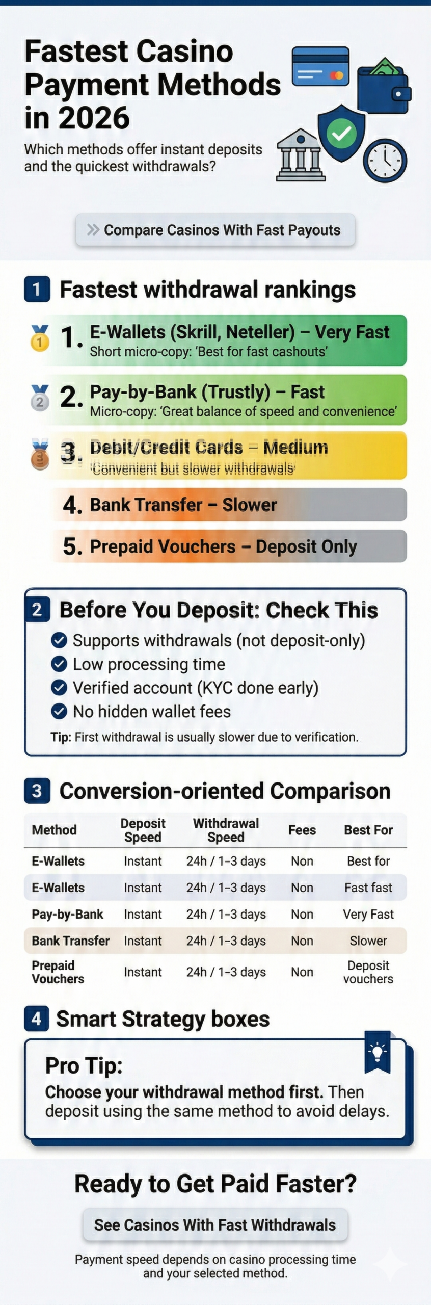 casino payment methods